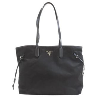 Prada Pre-owned Tote Bags, female, Black, Size: ONE SIZE Pre-owned Tote bag