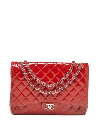 Chanel 2010-2011 Maxi Double Flap shoulder bag - Red