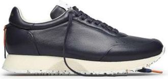 Barracuda Blauwe Rocket Sneaker met gerecyclede rubberen zool - Heren - Sneakers - Blauw - 45 EU - Leer - Schoenen