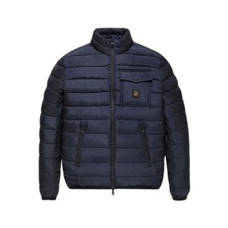 RefrigiWear Down Jackets, male, Blue, Size: L Leader Down Jacket