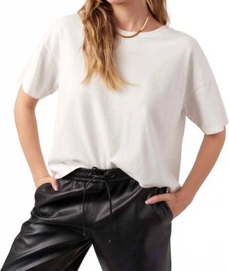 Bloomingdale's Suarez Boxy Tee In White