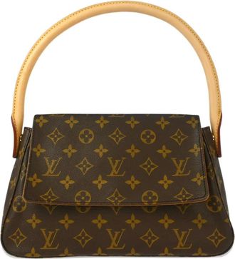 Louis Vuitton Borsa a mano Mini Looping 2002 - Marrone