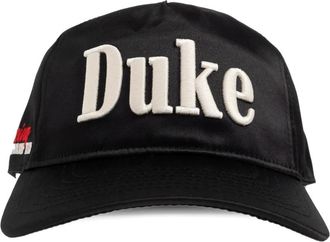 Duke and Dexter logo-embroidered baseball cap - men - Satin - One Size - Black