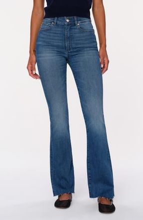 DL1961 Bridget Instasculpt Raw Hem High Waist Bootcut Jeans in Palm Springs Dl Airbrushed at Nordstrom Rack, Size 26