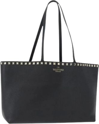 Valentino Pre-owned Tote Bags, female, Black, Size: ONE SIZE Pre-owned Vintage Tote Bag