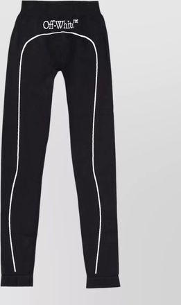 Off-white slim-fit logo track pants