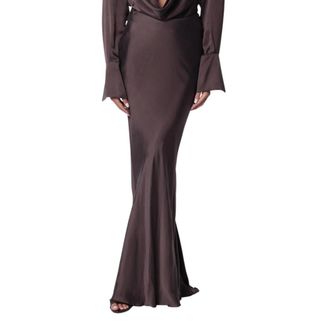Andamane Rokken, Dames, Zwart, S, Polyester, Nemesia Mermaid Maxi Rok