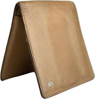 Cartier Pre-owned Wallets, female, Beige, Size: ONE SIZE Pre-owned Leather Wallet