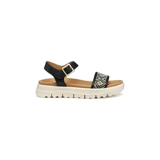 Geox Mujer, Zapatos, Negro, Talla: 36 EU