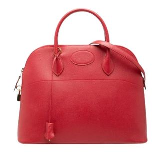 Herm&egrave;s Pre-owned Bolide 37 - Dames - Pre-owned - Rood - Maat: ONE Size Leer