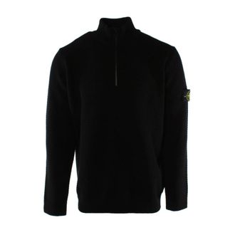 Stone Island Turtleneck Trui - Heren - Coltruien - Zwart - 2XL - Katoen - Truien & Vesten