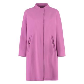Herno Light Jackets, female, Pink, Size: 2XL Techno Fabric Jacket