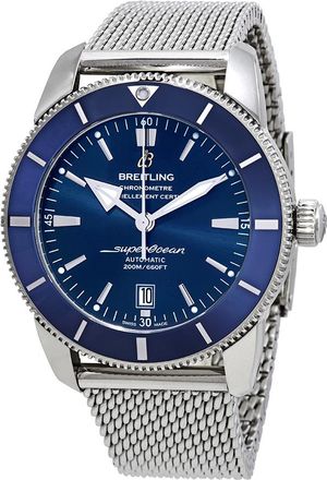Breitling Pre-owned Breitling Superocean Heritage II Blue Dial Mens Watch AB202016/C961-152A