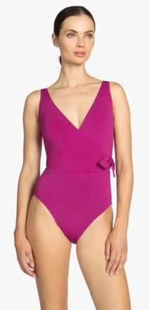 Robin Piccone Ava Wrap One Piece In A&ccedil;a&iacute;