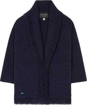 Alanui Cardigan con frange - Blu