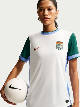 Nike Denver FC Stadium Edition Nike Womens Dri-FIT Replica Jersey in White | P35557DNFC26-SAL