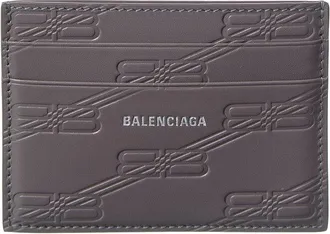 Balenciaga Bb Monogram Leather Card Holder