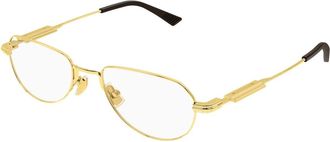 Bottega Veneta Brillen - unisex - Accessoires - Geel - Maat: 52 MM