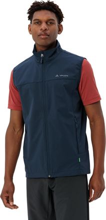 Vaude Softshellweste VAUDE MENS HURRICANE VEST III, Herren, Gr. S, blau (schwarz sea uni), Obermaterial: 100% Polyester, Westen Softshellweste, aus Polyeste