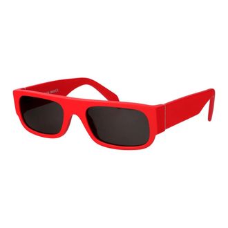 Retro Superfuture Stylish Sunglasses with Smile Indice - female - Retrosuperfuture - Sunglasses - Red - 54 MM - Accessories