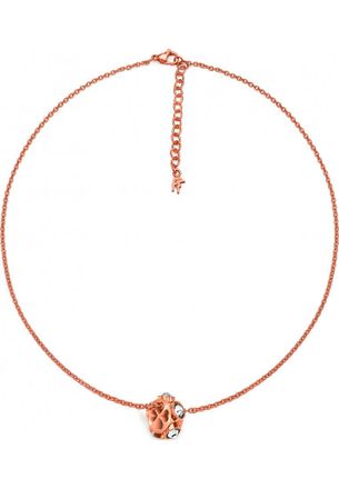 Folli Follie Womens 3N13T036RC Ladies Necklace - Rose Gold Stainless Steel - One Size