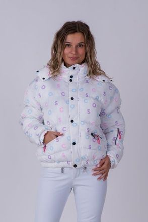 OOSC Chic Puffer Jacket - OOSC Print in White at Nordstrom, Size Xx-Large