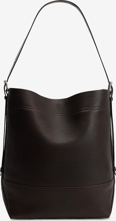 Christophe Lemaire Shopper aus genarbtem Leder Belted