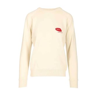 Isabel Marant Millyny Sweatshirt - female - Marant &eacute;toile - Round-neck Knitwear - Beige - XS - Knitwear