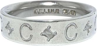 Celine Silver Silver 925 Band Ring (Pre-Owned)