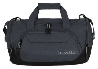 Travelite Reisetasche TRAVELITE KICK OFF, verschiedene Gr&ouml;ssen und Farben, Damen, Gr. B/H/T: 40cm x 23cm x 25cm, grau (anthrazit), Polyester, unifarben, Taschen