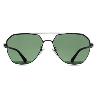Police Aviator Mens Shiny Gunmetal Green SPLP30 Ranger 1 - Grey - One Size