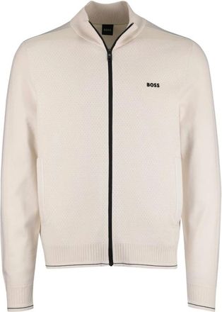 HUGO BOSS Hoodies & sweatvesten, Heren, Beige, L, Cardigans