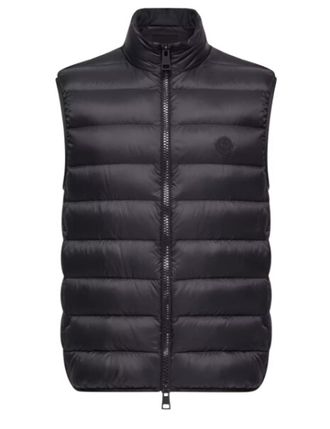 Moncler Black Mock Collar Jacket
