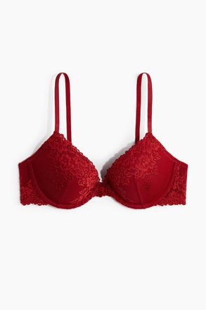 H&M Push-up-BH aus Spitze - Red
