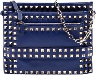 Valentino Borsa a tracolla con borchie Pre-owned - - Pre-owned - Donna - Blu - ONE SIZE