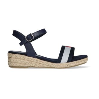 Tommy Hilfiger Dames, Schoenen, Blauw, Maat: 33 EU Leer