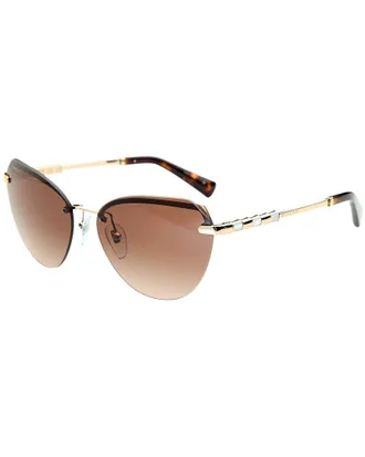 Bulgari Womens 6129Kb 60Mm Polarized Sunglasses