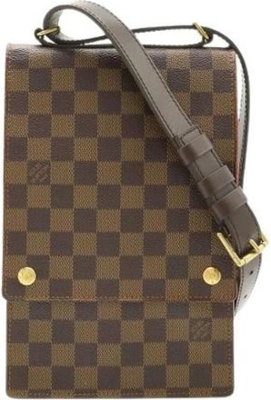 Louis Vuitton Pre-owned Borsa a Spalla Damier Portobello - - Pre-owned - Donna - Marrone - ONE SIZE