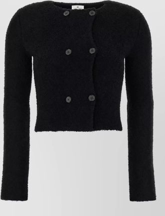 Courr&egrave;ges merino wool cardigan