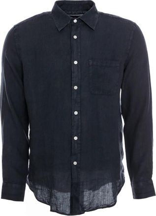 Portuguese Flannel Casual Overhemden - Heren - Casual Overhemden - Blauw - M - Overhemden
