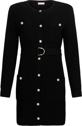 Liu Jo Elegante Nero Jurk Aw 25 - Dames - Korte kleedjes - Zwart - M - Kleedjes