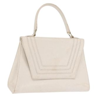Fendi Pre-owned Vintage Handtas - Dames - Vintage Handtas - Wit - ONE Size - Leer - Vintage