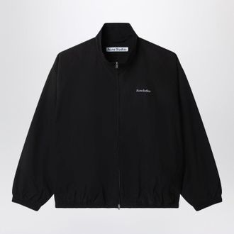 Acne Studios Logo-Rei&szlig;verschlussjacke Schwarz