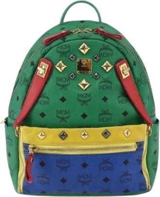 MCM Pre-owned Backpacks, female, Multicolor, Size: ONE SIZE Pre-owned Plastic Backpack