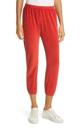 The Great. The Velour Stadium Sweatpants in Holly at Nordstrom Rack, Size 1 (Fits Like 4-6 Us)