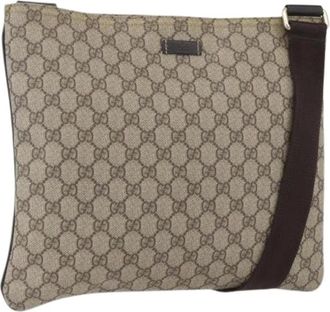 Gucci Pre-owned Cross Body Bags, female, Beige, Size: ONE SIZE Pre-owned Plastic Cross Body Bag