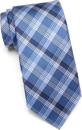 Tommy Hilfiger Cruz Plaid Tie in Blue at Nordstrom Rack