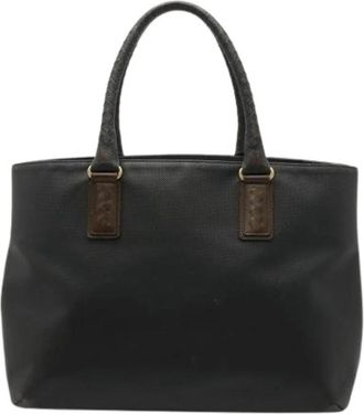 Bottega Veneta Pre-owned Plastic Tote Bag - unisex - Vintage Shopper - Zwart - ONE Size - Vintage
