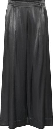 MY ESSENTIAL WARDROBE Wijde Broek - Dames - Wijde Broeken - Zwart - L - Broeken