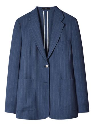 Paul Smith Blazer met krijtstreep - Blauw